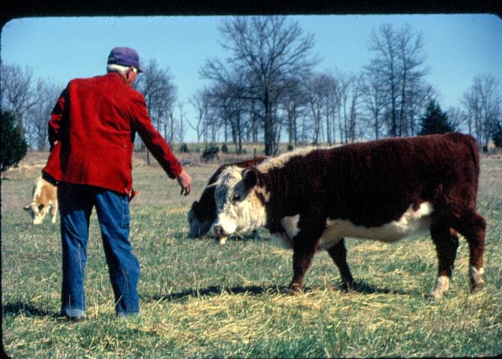 scan0091.jpg - Grandpa, Springtime, Warsaw, MO '81