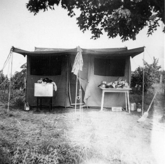 scan0169.jpg - Camping in Warsaw in front of Baker's house
