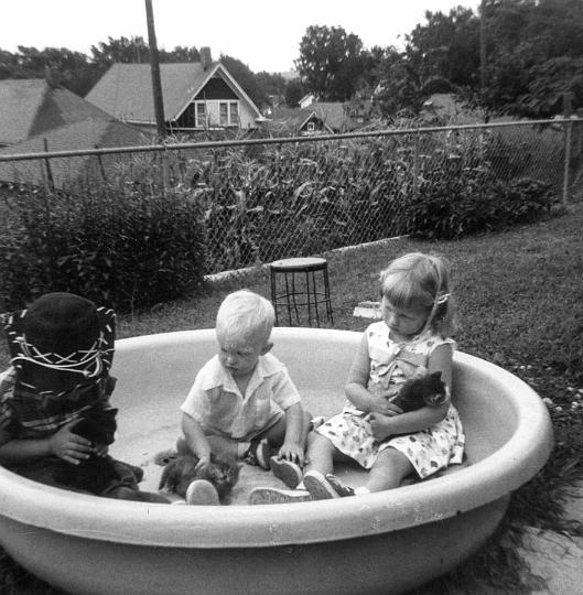 scan0170.jpg - Yvonne, Robert and Donny.  12th St.  KCMO