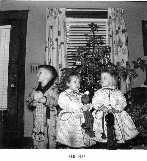 scan0001.jpg - Robert, Melody and Yvonne.  12 st.  KCMO