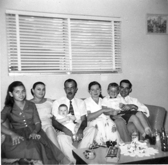 scan0026.jpg - Olga, Unknown, Unknown, George, Maria, Maurice, George W.  Miami Nov. 1959