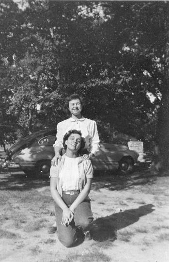 scan0002.jpg - Virginia and Shirley - Aug. 28, 1950
