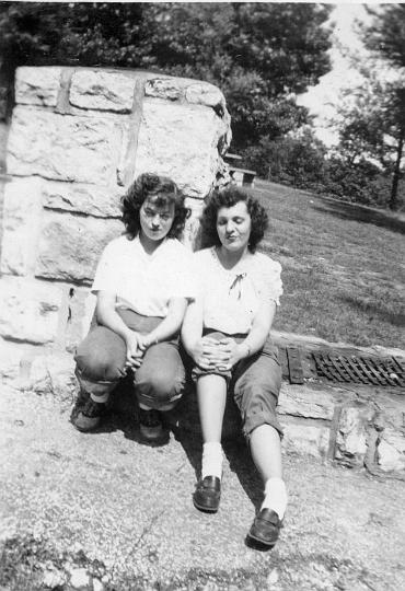 scan0026.jpg - Virginia and Shirley  Sep 5, 1948